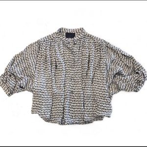 No. 6 Store Silk Circle Blouse (No6, No 6) small, like Dôen ‘Jane’